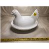 Image 1 : Indiana Glass White Milk Glass Hen on Nest