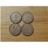 Image 2 : 4 Canadian Silver Quarters 1964, 1965 x 2, 1968 (non magnetic)