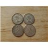 Image 2 : 4 Canadian Silver Quarters 1962, 1964, 1968 x 2