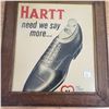 Image 2 : Framed "Hartt Shoes" Ad advertising