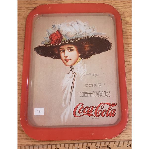 Coke Coca Cola tray Harriet King