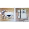 Image 1 : GE desk phone and vintage wall phone