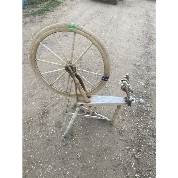 Vintage Spinning Wheel - 30" Wheel