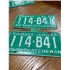 Image 1 : Pair of 1965 Saskatchewan License Plates
