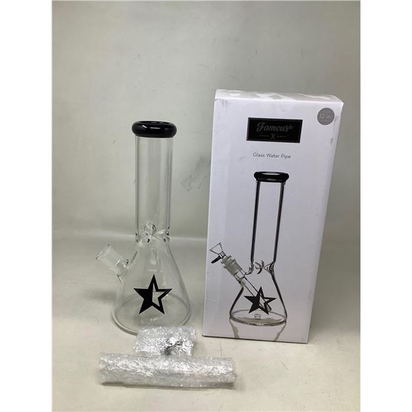 Famous X Glass Water Pipe (12")