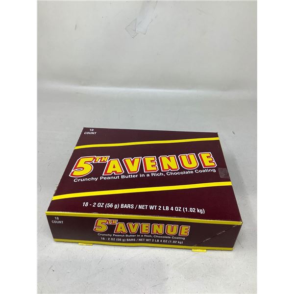 5th Avenue Crunchy Peanut Butter Bars (18 X 56G)