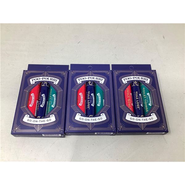 Poo Pourri Go On The Go Set (Lot Of 3)