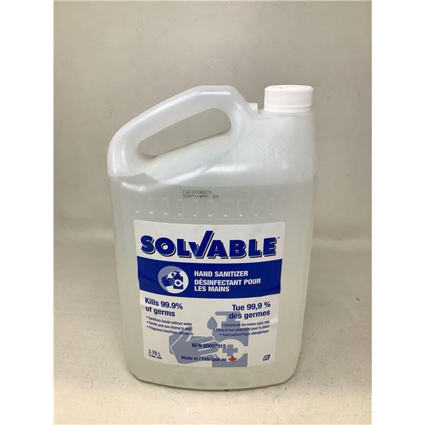 Solvable Hand Sanitizer (3.78L)