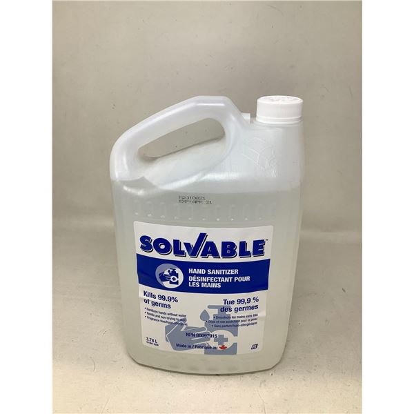 Solvable Hand Sanitizer (3.78L)