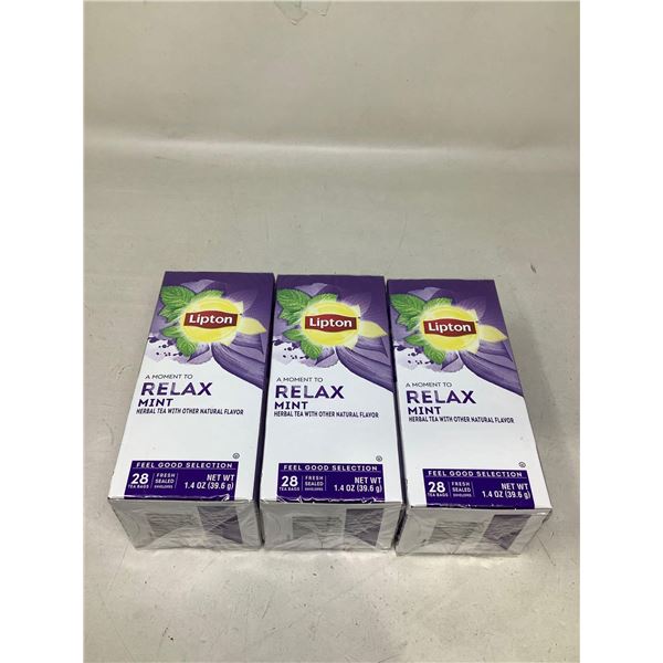 Lipton Relax Mint Herbal Tea (3 X 28 Tea Bag)