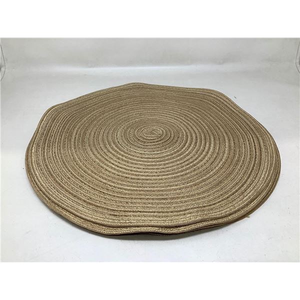 Round Place Mats Lot Of 6