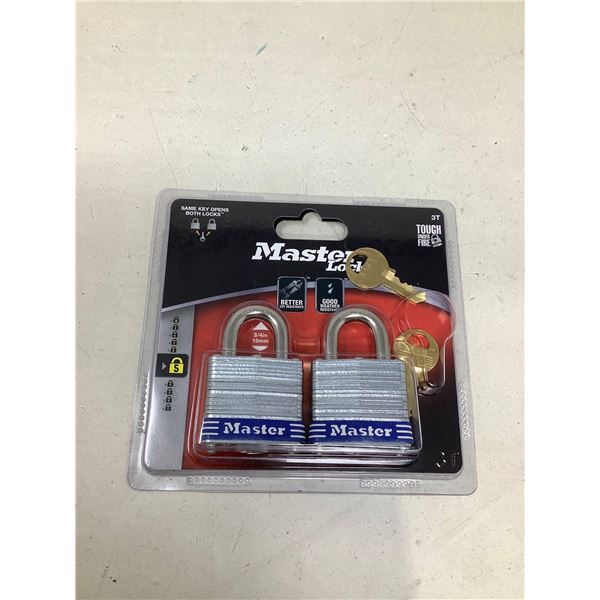 Master Lock Pad Lock Pack Of 2