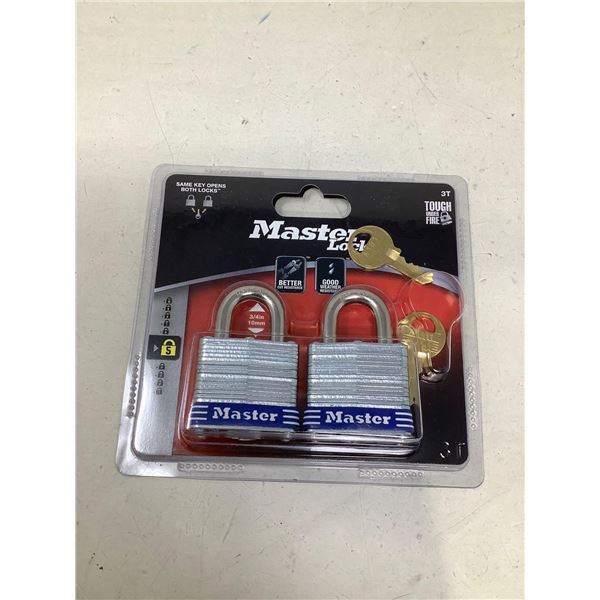 Master Lock Pad Lock Pack Of 2