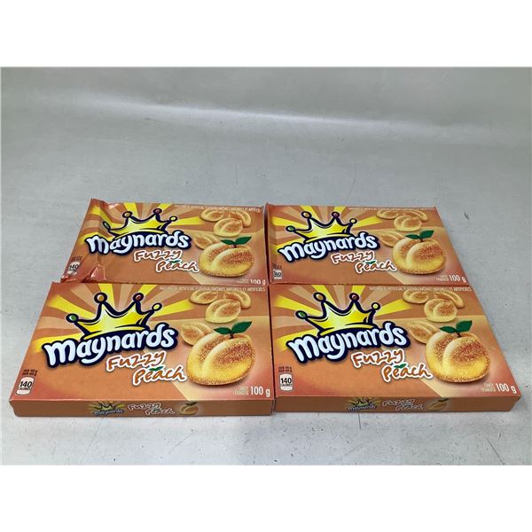Maynards Fuzzy Peaches (4 X 100G)