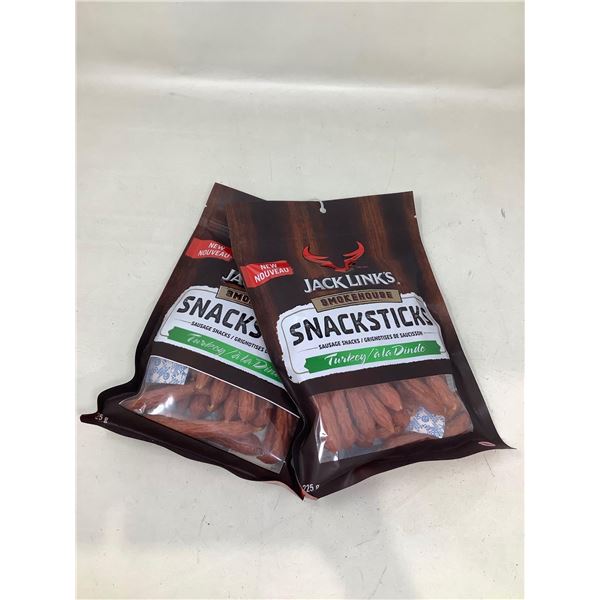 Jack Links Turkey Sausage Snacks (2 X 225G)