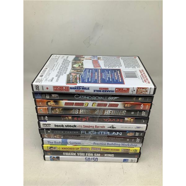 Lot Of 12 Assorted DVD's