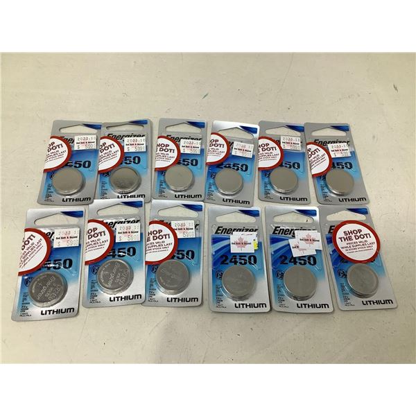 Energizer 2450 Batteries Lot Of 12