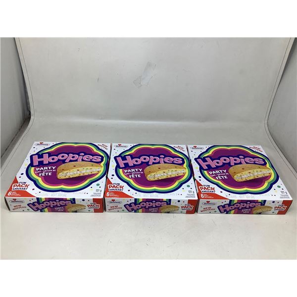 Hoopies party cakes lot of  3 x 121g