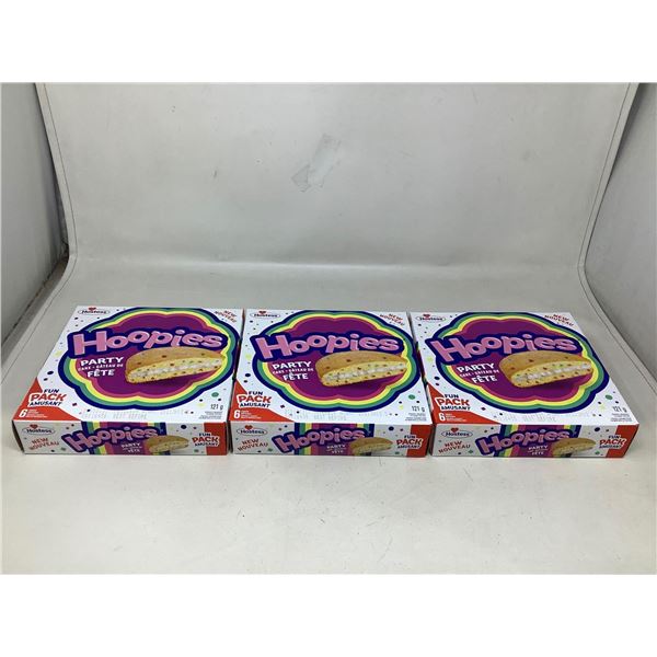 Hoopies party cakes lot of 3 x 121g