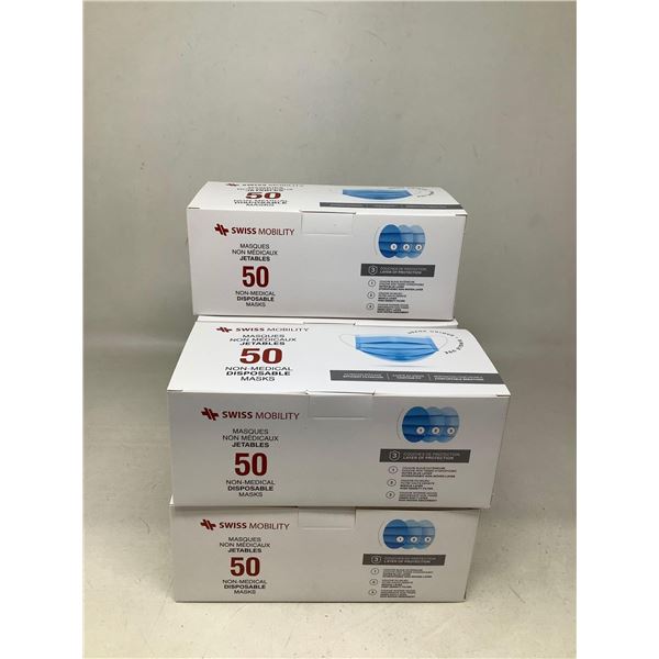 Bulk lot of disposable masks lot of 5 x 50