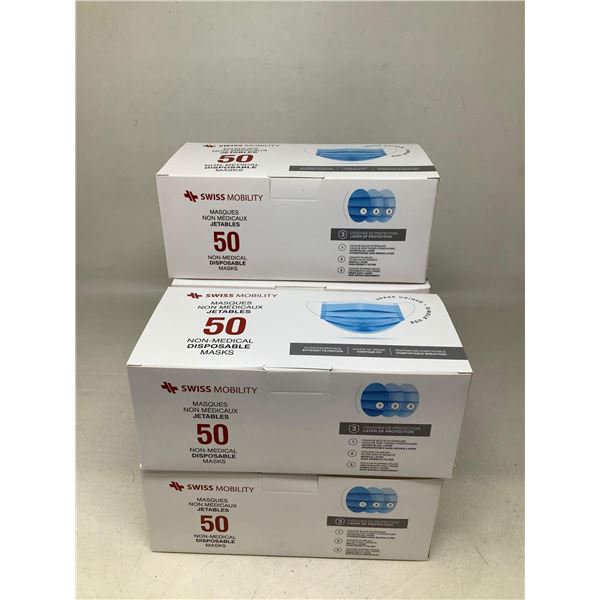 Bulk lot of disposable masks lot of 5 x 50