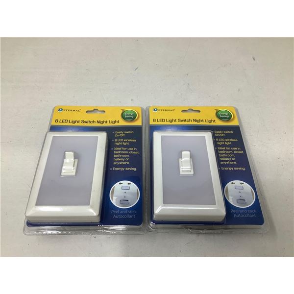 LED Light Switch Light lot of 2 NEW