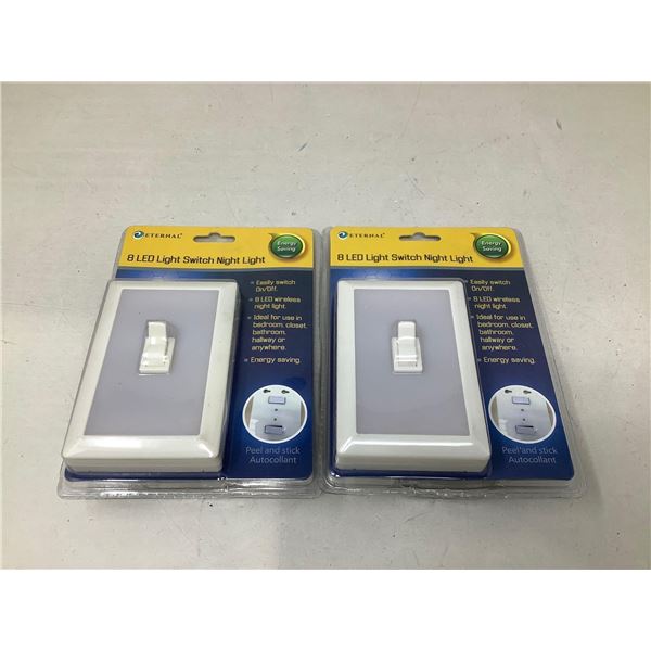 LED Light Switch Light lot of 2 NEW