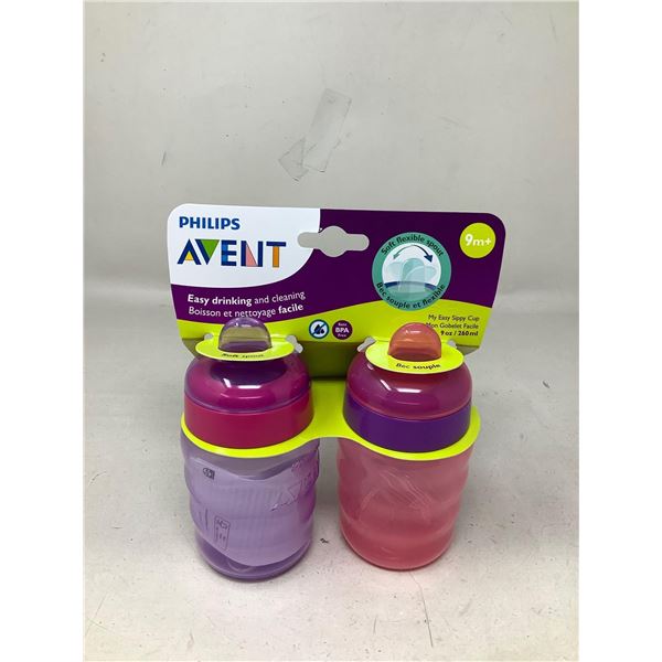 AVENT dual pack sippy cups kids NEW