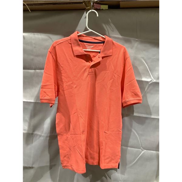 Mens orange shirt collared XS
