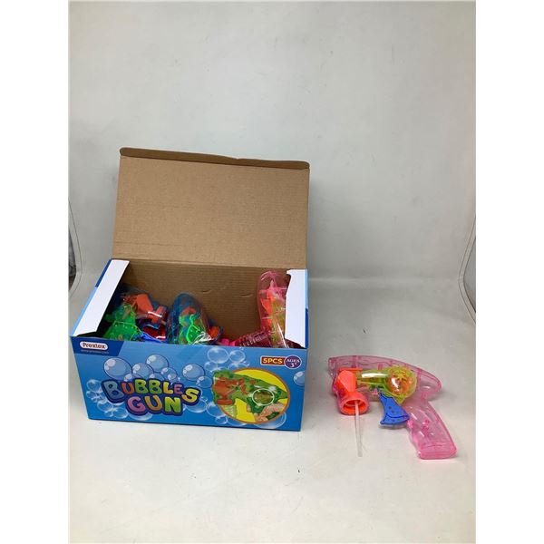 Case lot of bubble guns