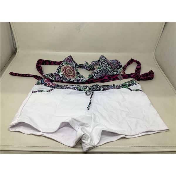 Ladies Short and bikini Top set XL