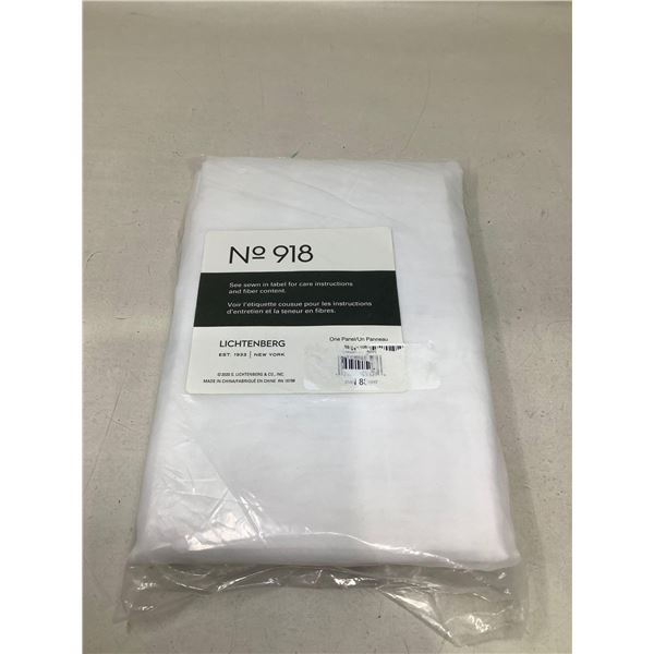 Lichtenberg 59 x 108 curtain panel linen white