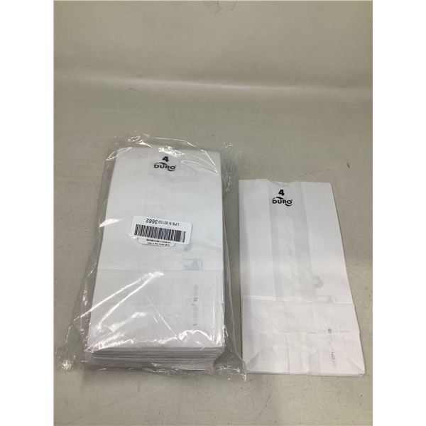 Kraft Disposable White Bag