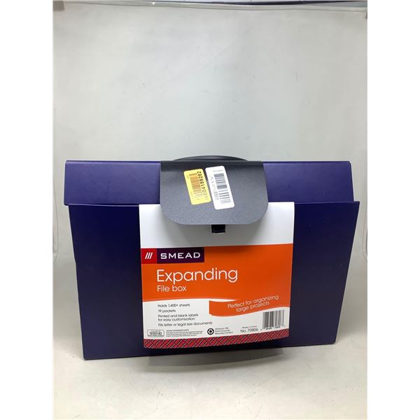 Smead Expanding File Box