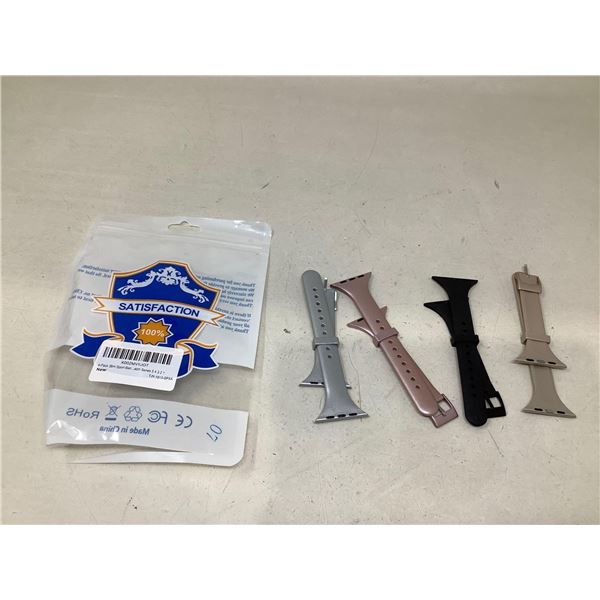 Assorted Lot Of 4 Wrist Watch Straps