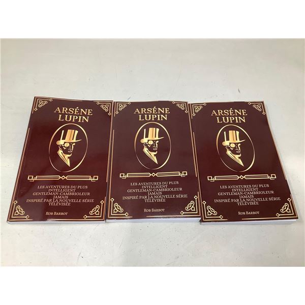 Arsene Lupin Books Lot Of 3