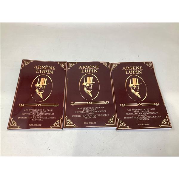 Arsene Lupin Books Lot Of 3