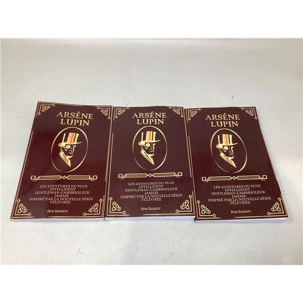 Arsene Lupin Books Lot Of 3