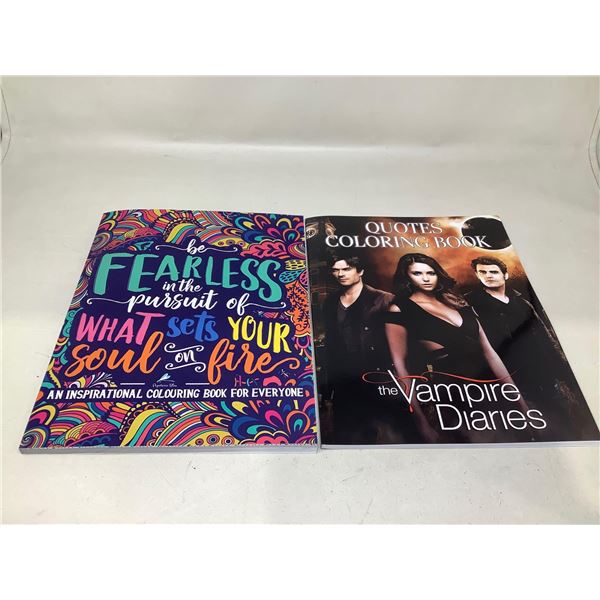 Lot Of 2 Colouring Books