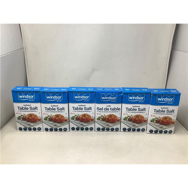 Windsor Table Salt (6 X 1KG)