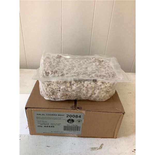 Case of Frozen Halal Cooked Beef (4.54kg)