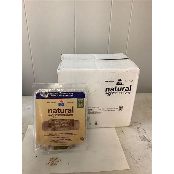 Case of Frozen Maple Leaf Thick Carved Smoked Black Forest Ham (6 x 400g)