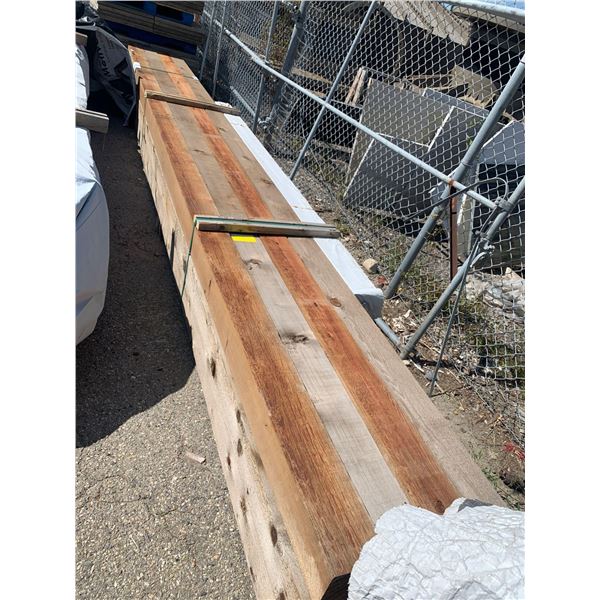 CEDAR POST - Rough Appearance  slight weathered  -  LOT OF ONE- 6 in x 6 in x 20ft