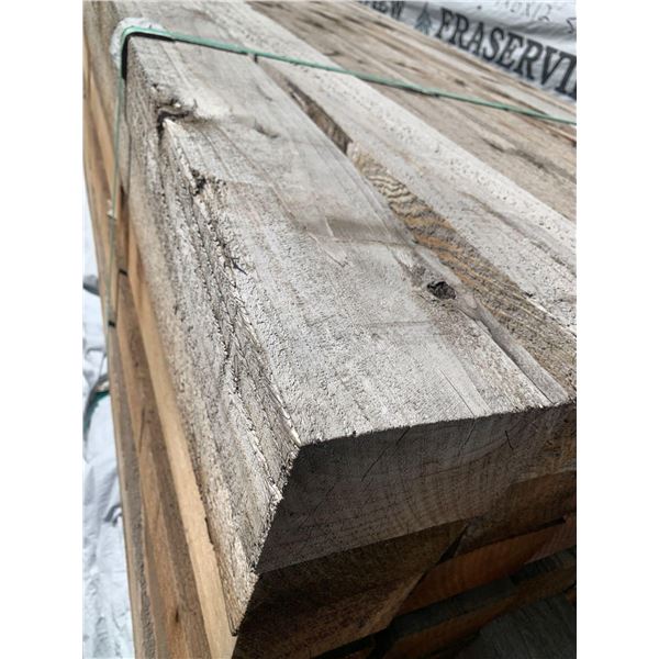CEDAR POST - Rough Standard slight weathered - LOT OF ONE- 4 in x 6 in x 12ft