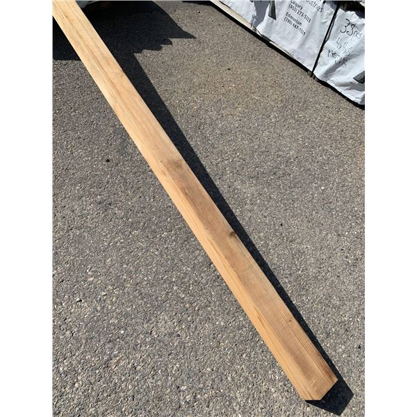 CEDAR POST - Appearance slight weathered - LOT OF ONE- 4 in x 4 in x 9ft