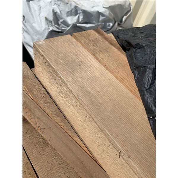 CEDAR POST - Rough Appearance slight weathered - LOT OF ONE- 4 in x 4 in x 8ft
