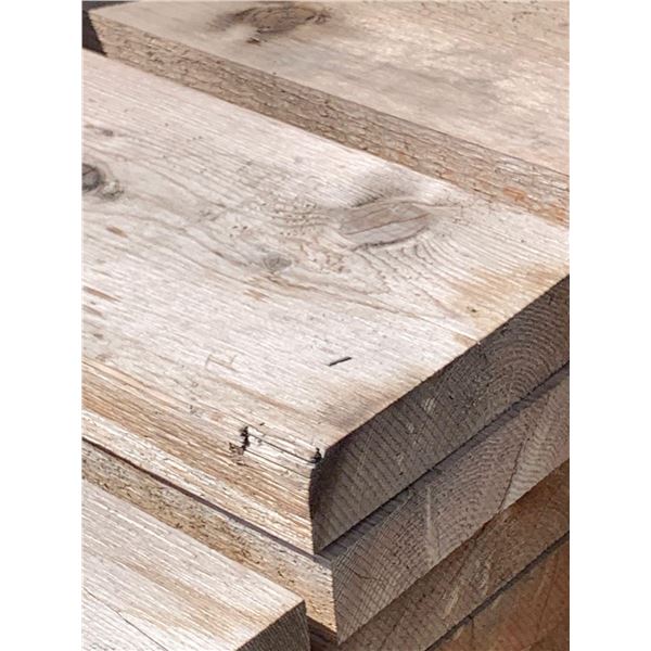 CEDAR BOARDS - Rough Value Grade slight weathered - LOT OF ONE- 2 in x 8 in x 20ft