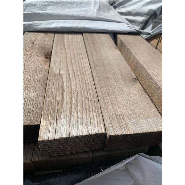 CEDAR BOARDS - Rough Value Grade slight weathered - LOT OF ONE- 2 in x 4 in x 20ft