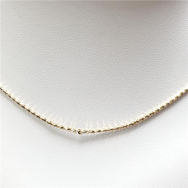 10K Yellow Gold Necklace (~length 16cm) (~weight 0.83g), Made in Canada, Suggested Retail Value $400