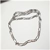 Image 4 : Silver Italy Box Chain Necklace (~length 20cm) (~weight 26g), Made in Canada, Suggested Retail Value